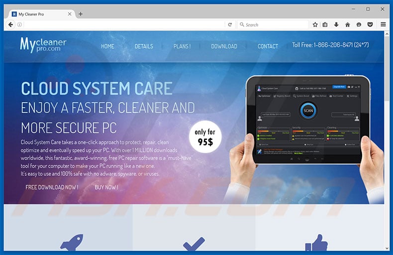 Cloud System Care unwanted application