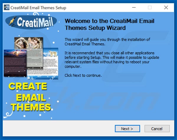 CreatiMail installer