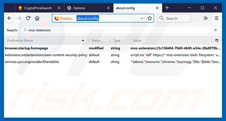 Removing hp.myway.com from Mozilla Firefox default search engine