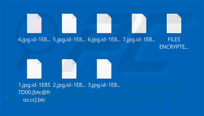 Files encrypted by Dharma-Btc