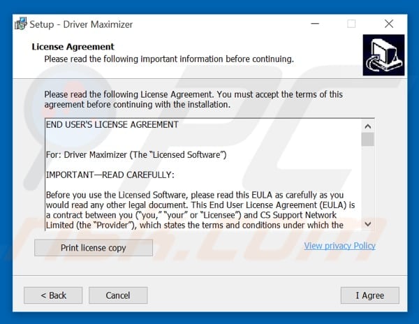 Driver Maximizer installation setup