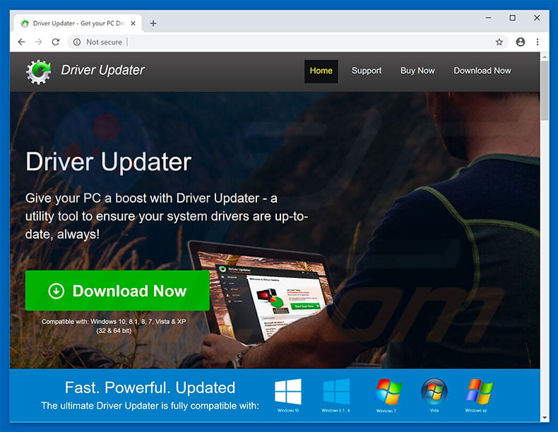 Driver Updater unwanted application