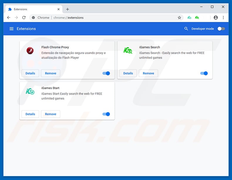 Flash Chrome Proxy malware