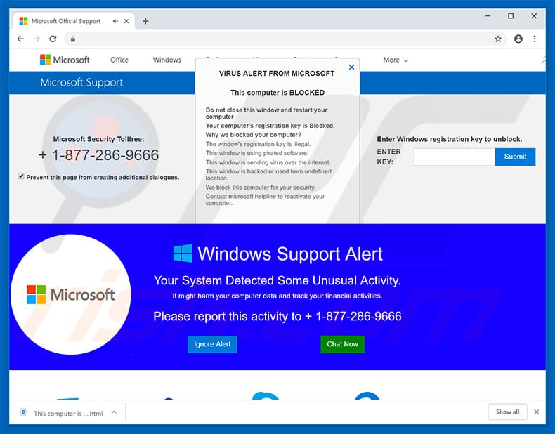 Scam Alert] Fake Microsoft Support Email