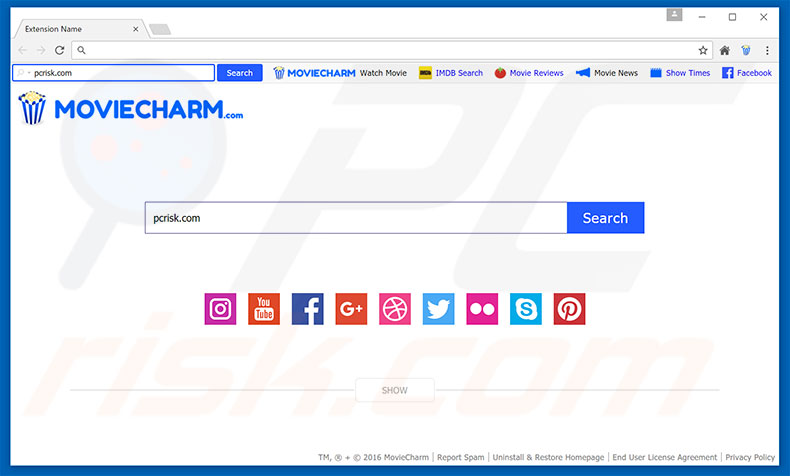 moviecharm.com browser hijacker