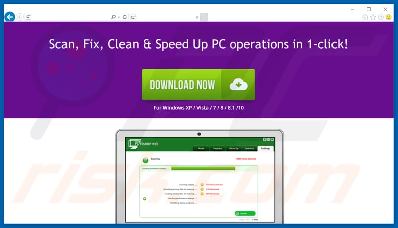 PC Cleaner Web unwanted application