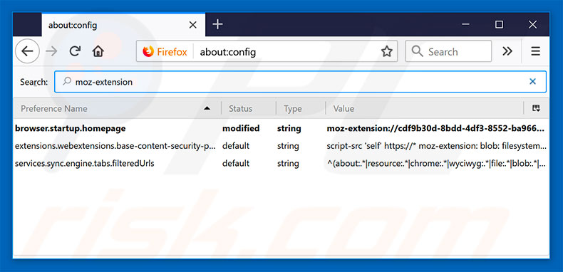 Removing hp.myway.com from Mozilla Firefox default search engine