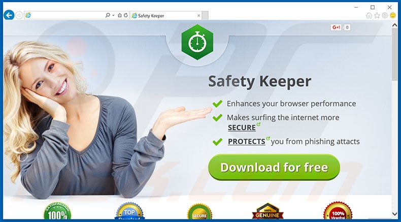 Safety Keeper adware