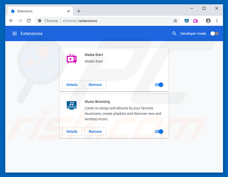 Removing search.searchmedia.online related Google Chrome extensions