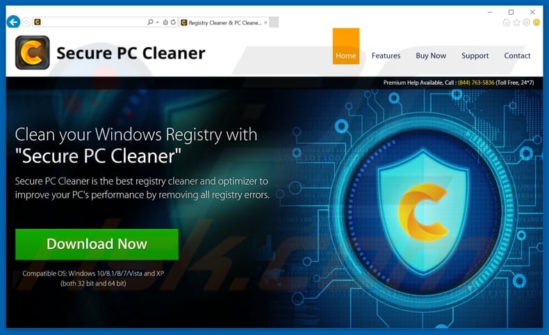 Secure PC Cleaner unwanted application