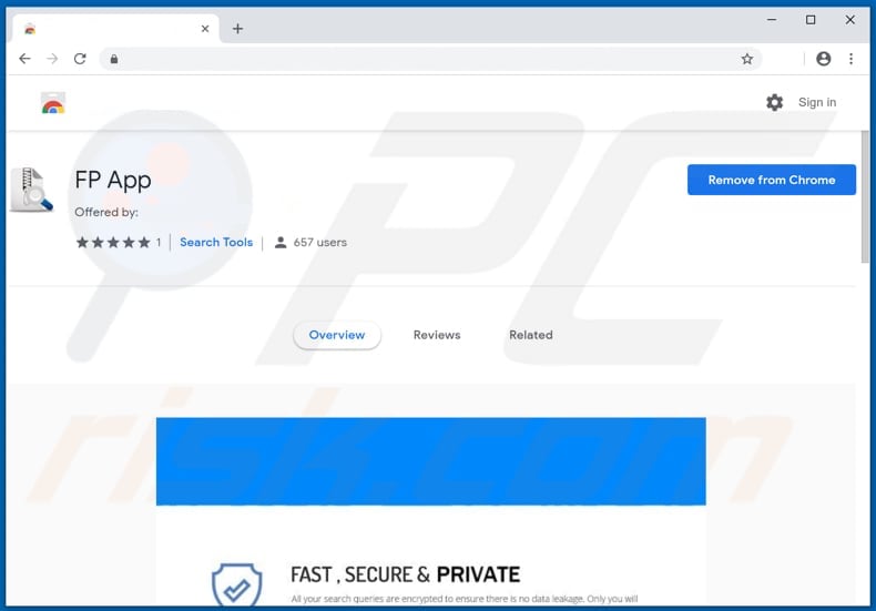 FB browser hijacker in Google Chrome Web Store