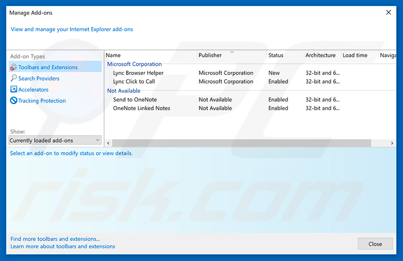 Removing acadestypicallic.info ads from Internet Explorer step 2