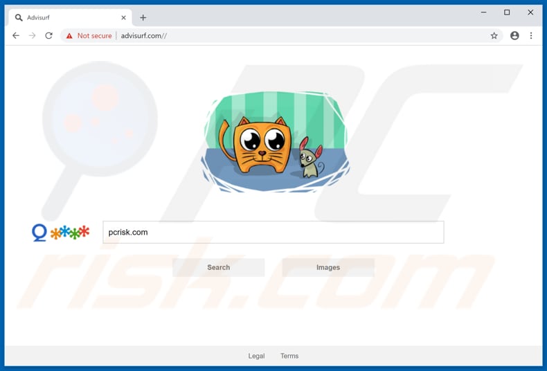 advisurf.com browser hijacker