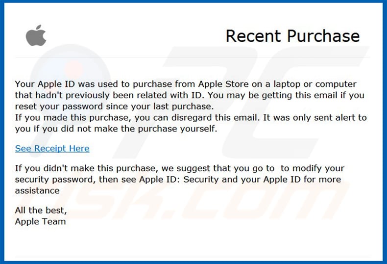 Apple Email Virus spam campaign distributing Hancitor (sample 3)