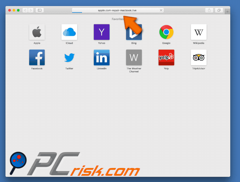 Apple.com-repair-macbook.live pop-up redirect