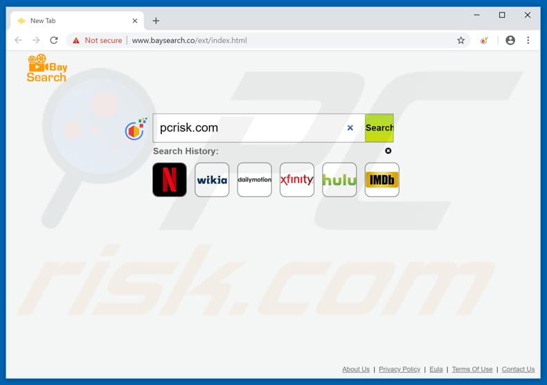 baysearch.co browser hijacker