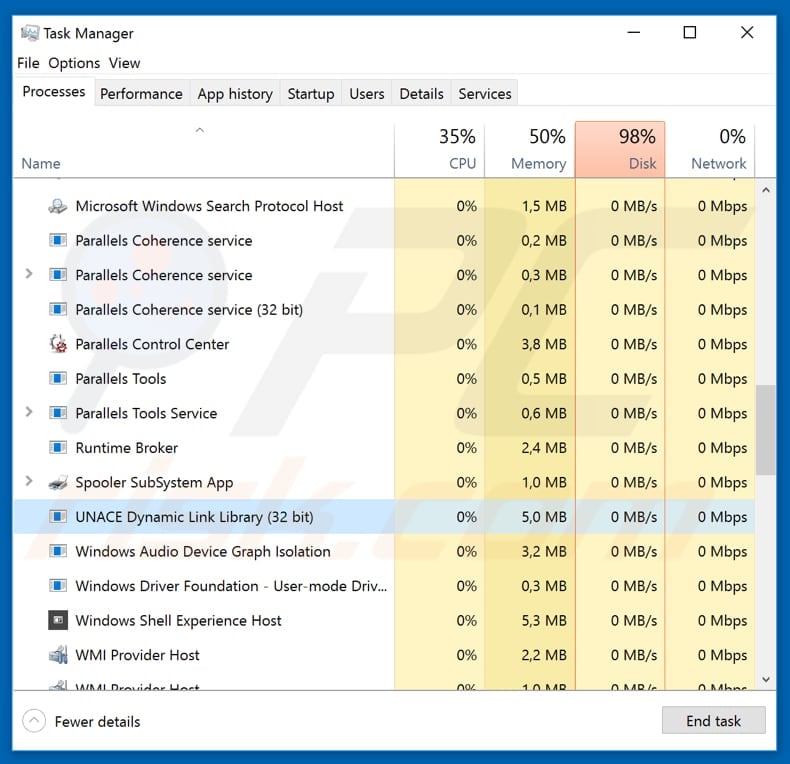 christmas day bonus gift malicious ursnif proccess named unace dynamic link library in task manager