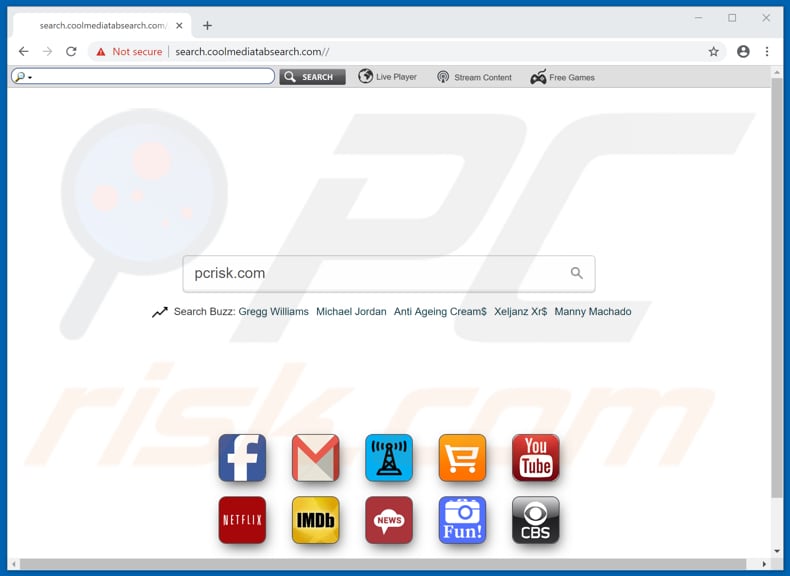 search.coolmediatabsearch.com browser hijacker