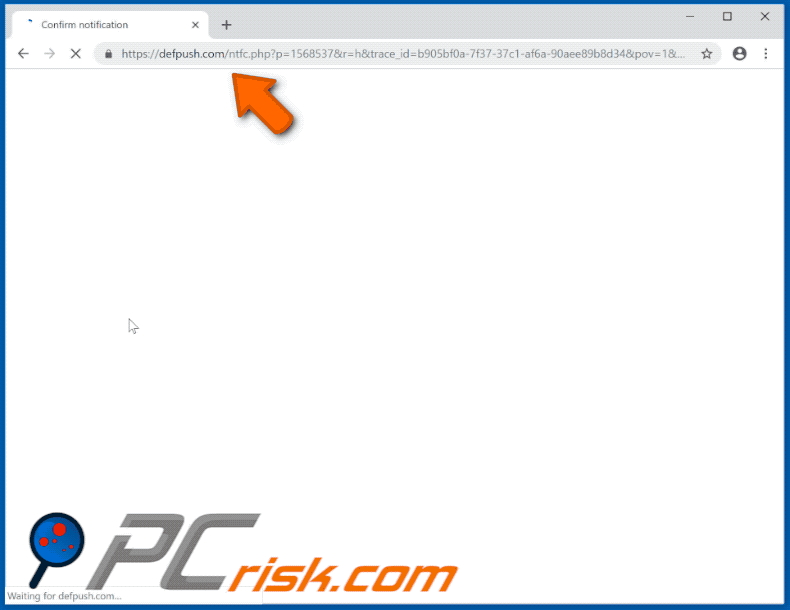 defpush.com pop-up