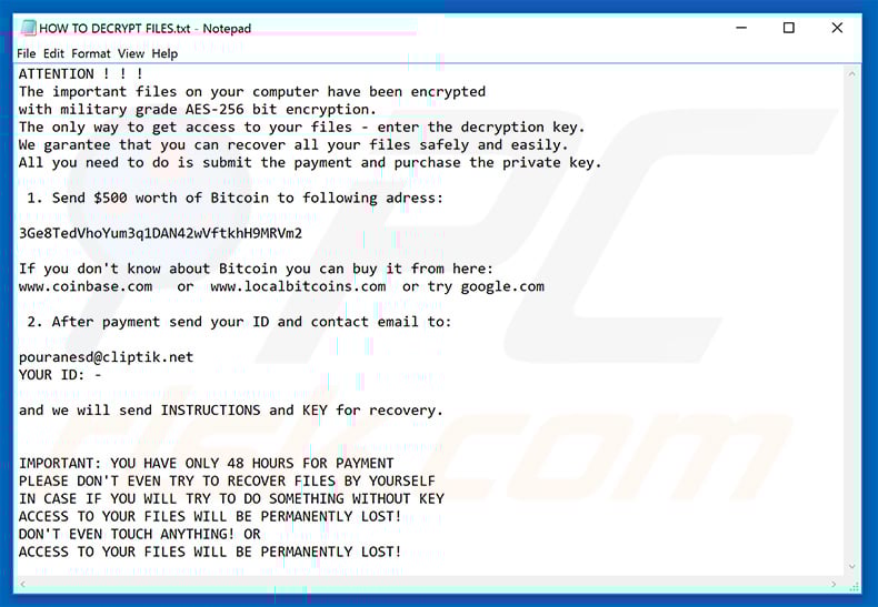 Kali decrypt instructions