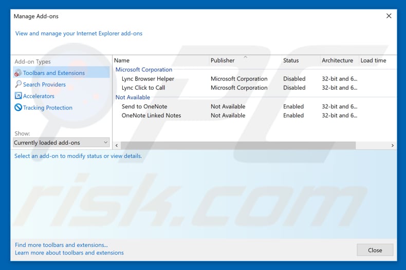 Removing lifesearch16.club related Internet Explorer extensions