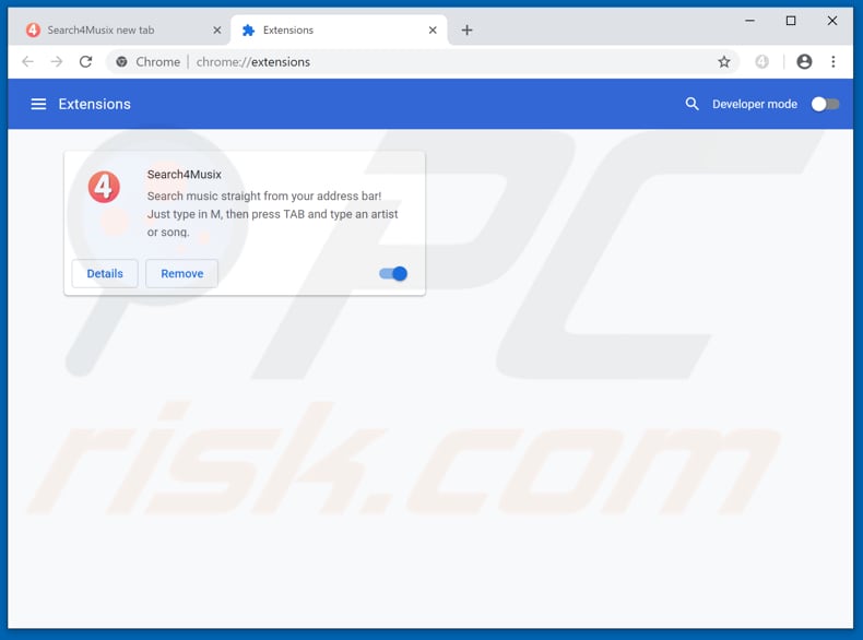 Removing blpsearch.com related Google Chrome extensions