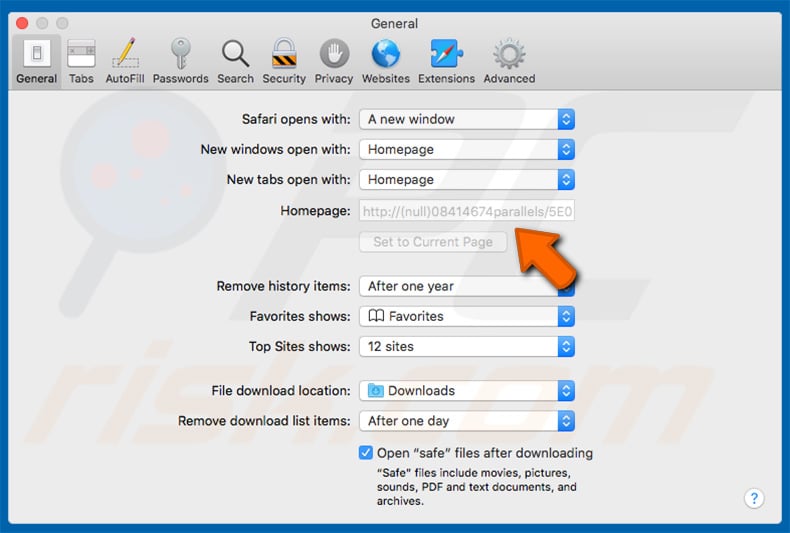 Null browser hijacker locking web browsers settings