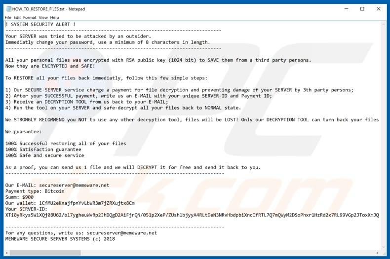 Outsider decrypt instructions
