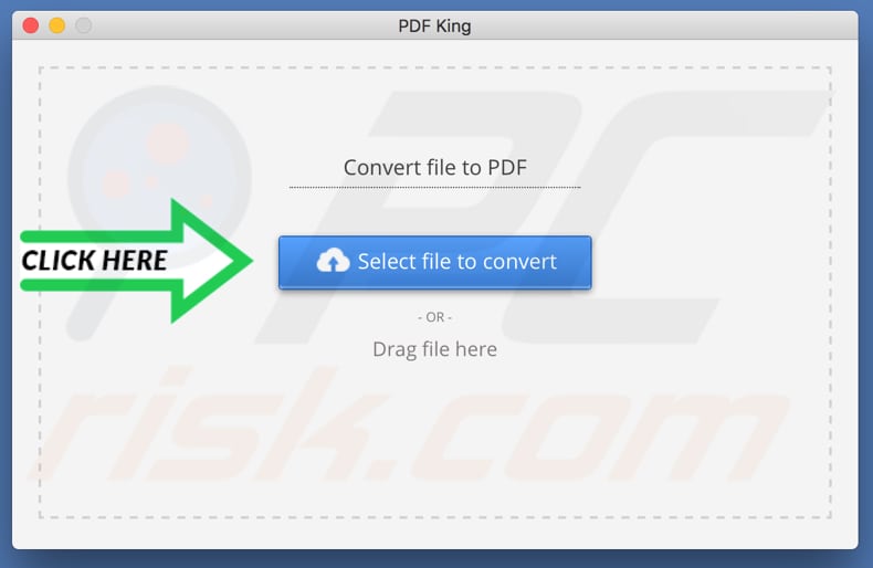 PDF King unwanted application