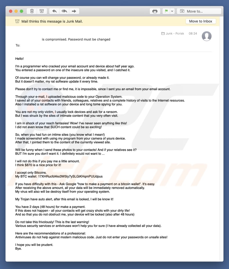 How To Remove I M A Programmer Who Cracked Your Email Scam Virus Removal Guide Updated