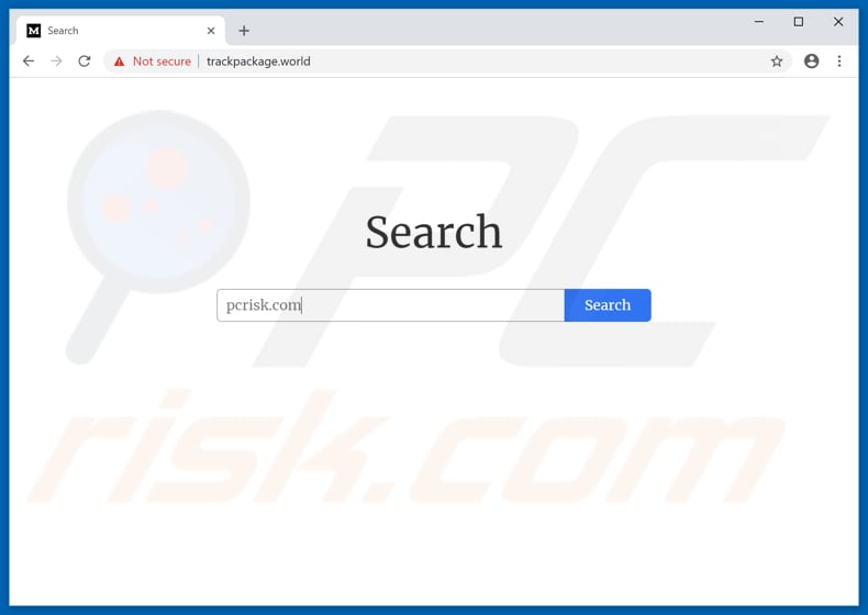 trackpackage.world browser hijacker