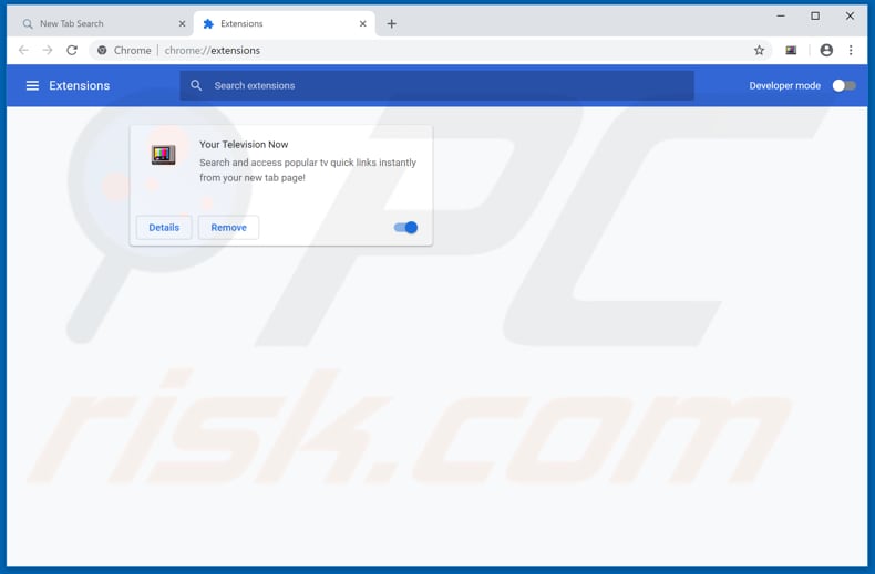 Removing search.hyourtelevisionnow.com related Google Chrome extensions