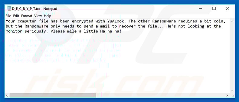 YuALook decrypt instructions