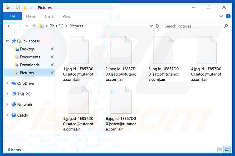 Files encrypted by Air