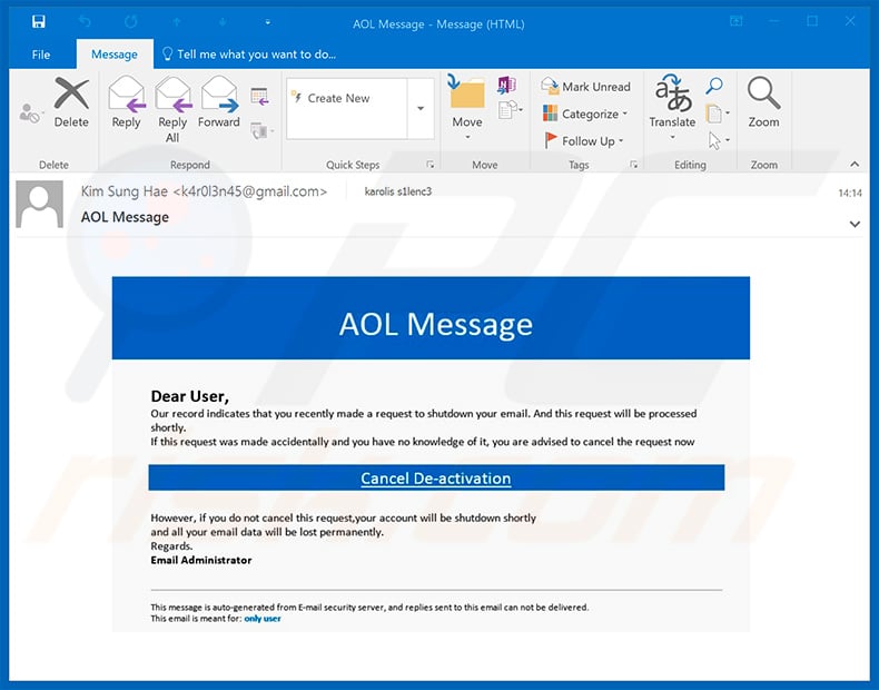 How To Remove Aol Email Scam Virus Removal Guide Updated How To Remove Aol Email Scam Virus Removal Guide Updated