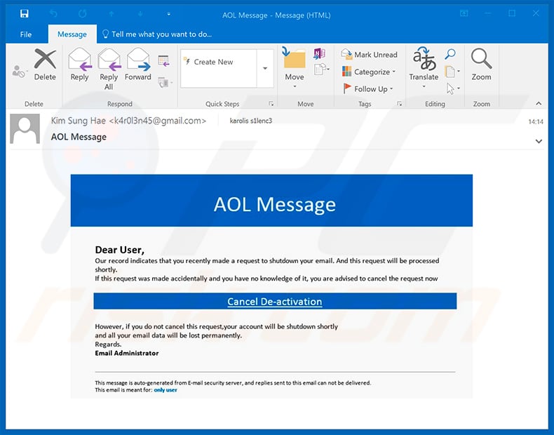 error de verificación aol-mensaje de correo en la red, búsqueda de página