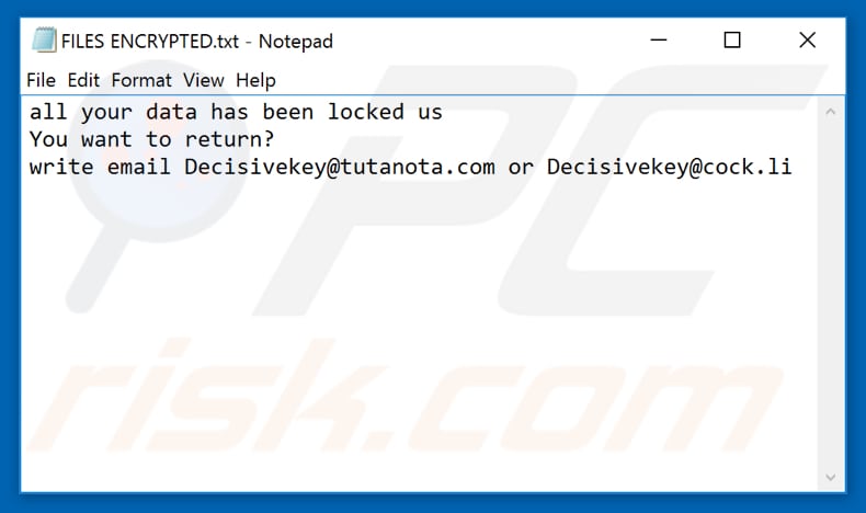 AUF text file