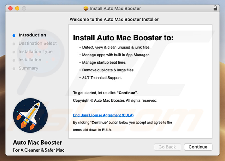 Auto Mac Booster installer setup