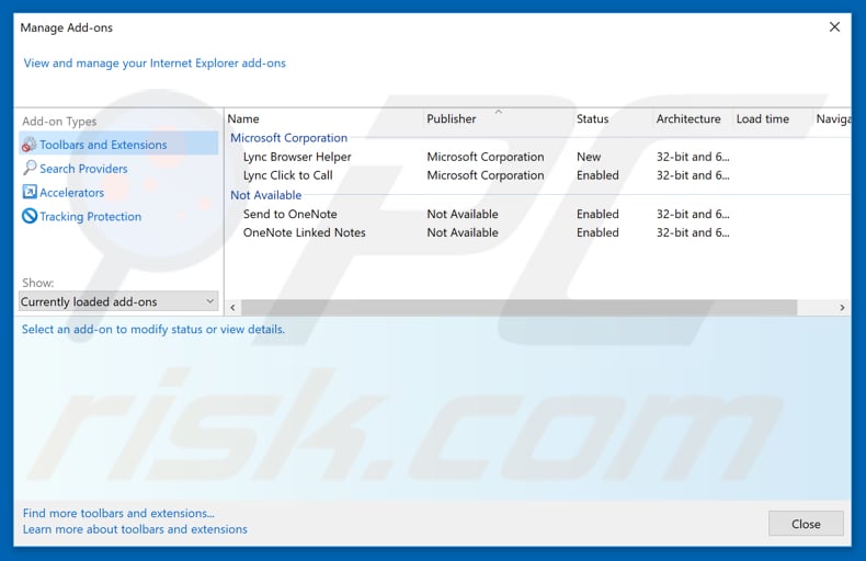 Removing chardlygenerald.info ads from Internet Explorer step 2