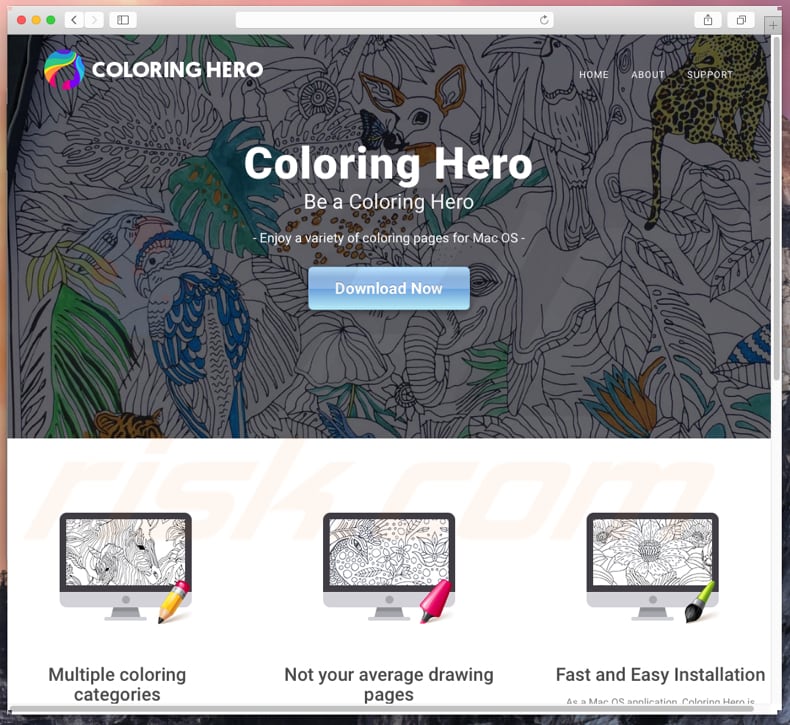Coloring Hero adware