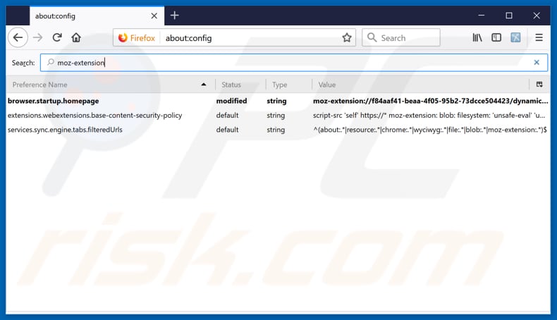 Removing hp.myway.com from Mozilla Firefox default search engine