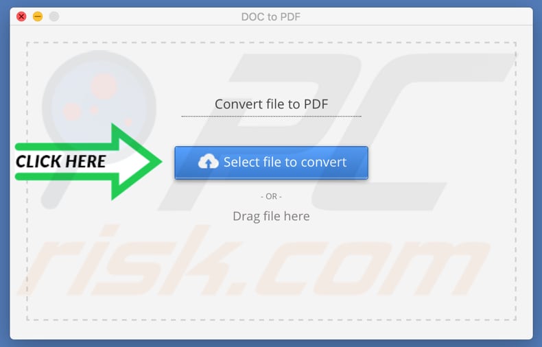 DOC to PDF application