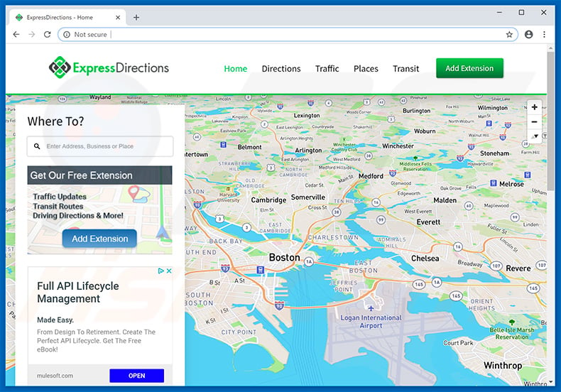 ExpressDirections adware