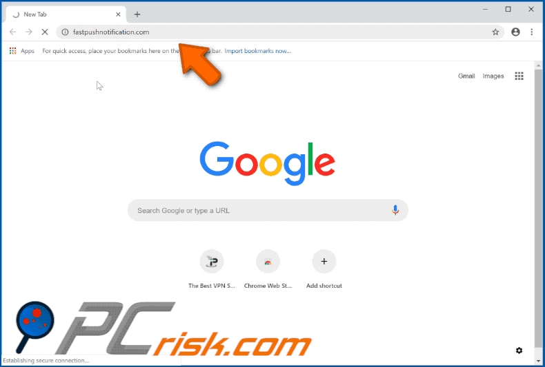 fastpushnotification.com pop-up