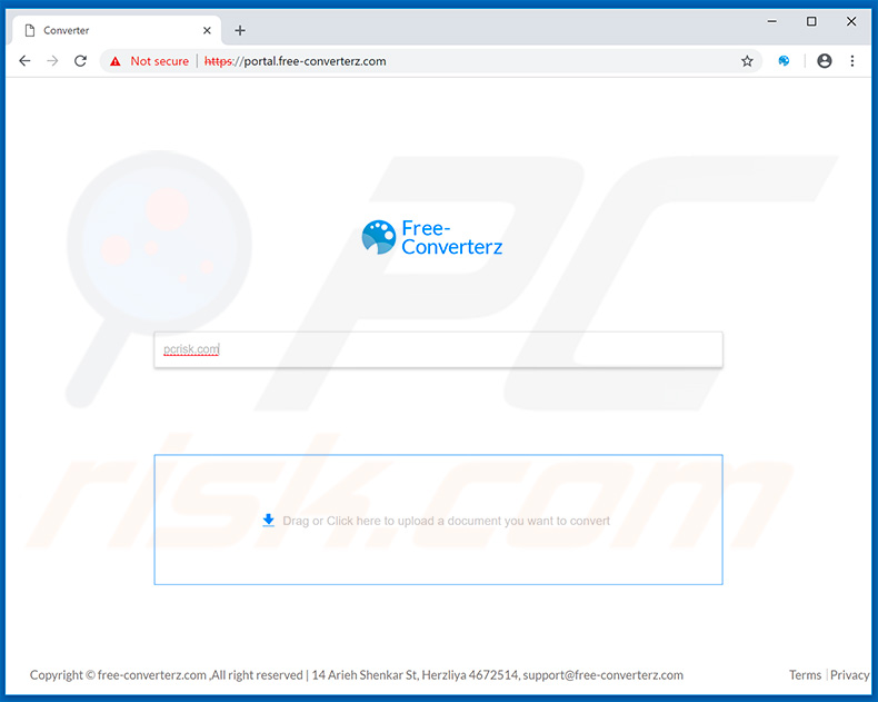 free-converterz.com browser hijacker