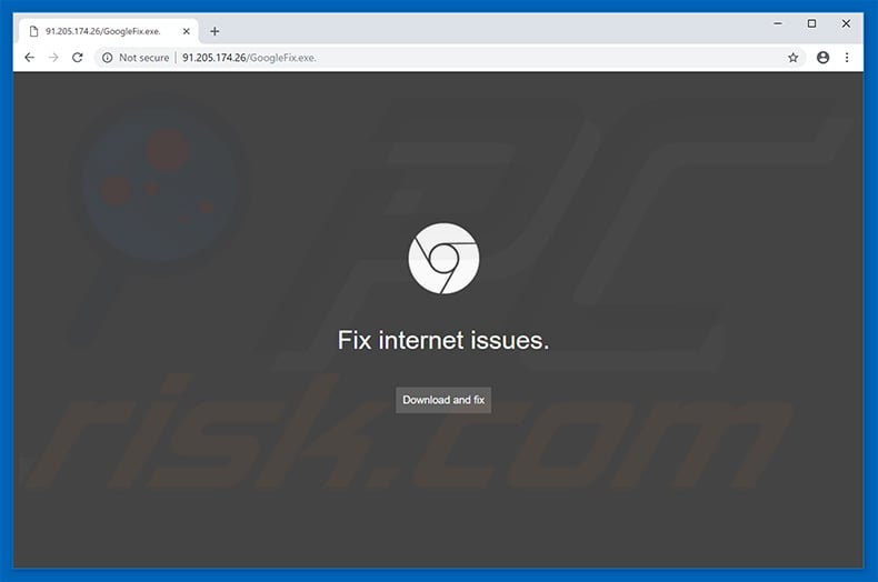 GoogleFix.exe malware