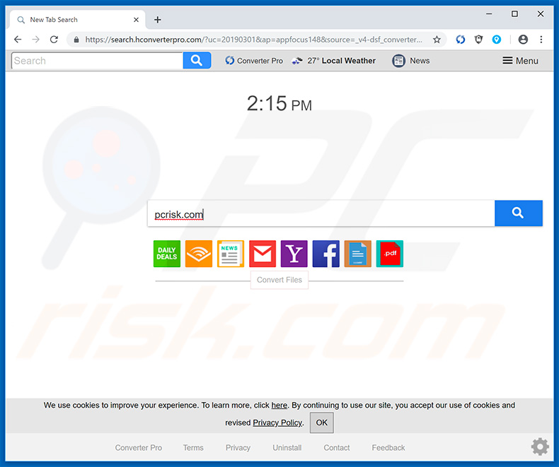 search.hconverterpro.com browser hijacker