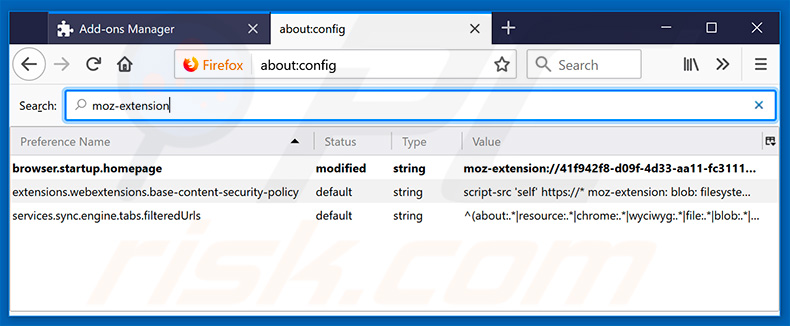Removing search.hloginhelper.co from Mozilla Firefox default search engine