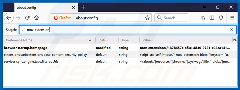 Removing search.hnewsscoop.co from Mozilla Firefox default search engine