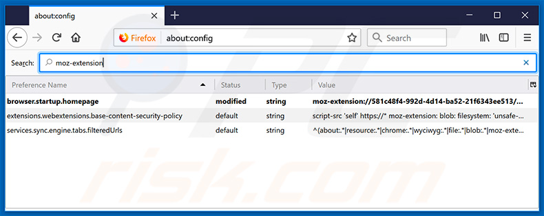 Removing search.hpackagefinder.app from Mozilla Firefox default search engine